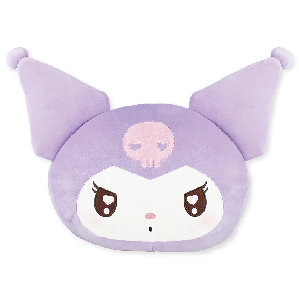Kuromi Sanrio Characters Mocchiri Face Cushion Uruuru