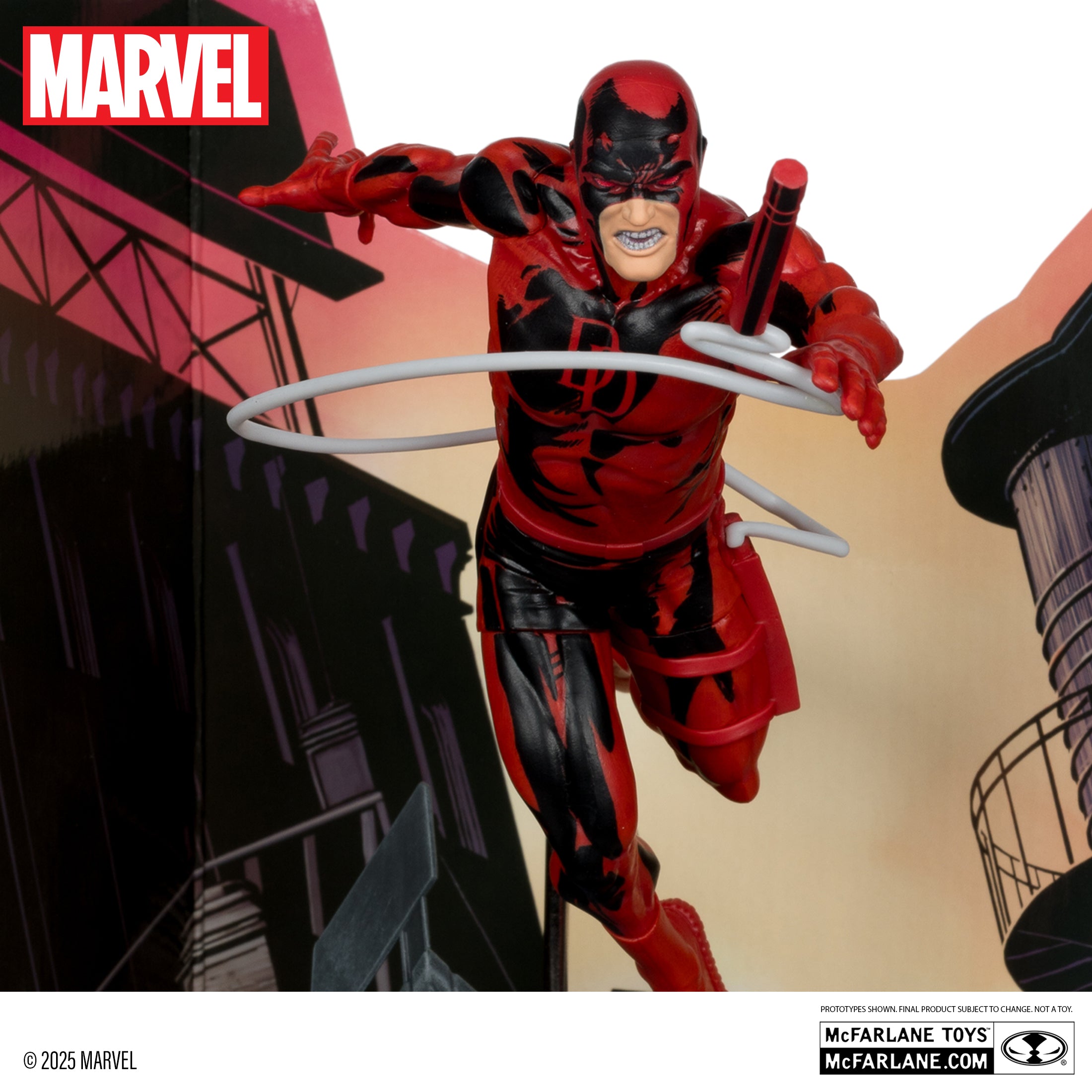 Daredevil 1:10th Scale Collectible with Scene (Daredevil #600)