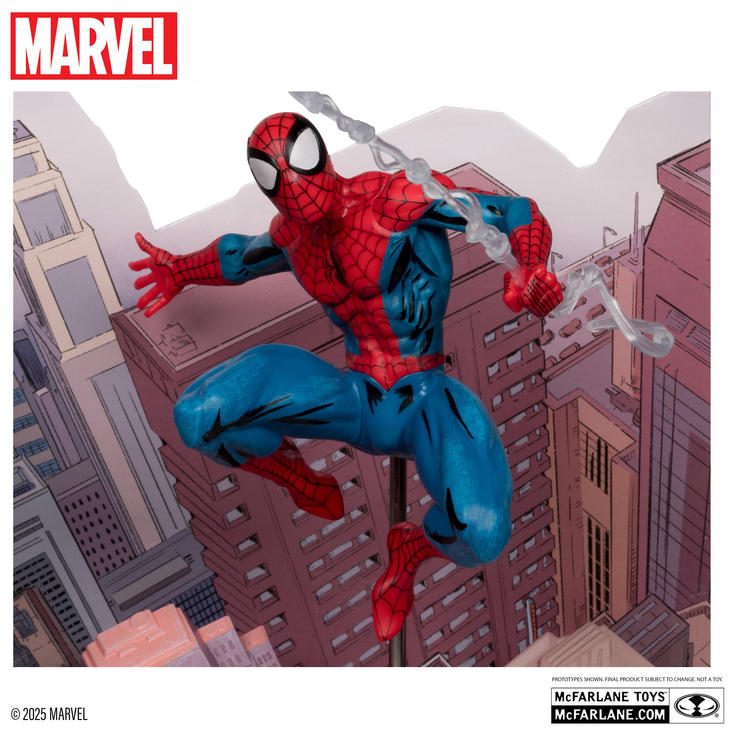 Spider-Man 1:10th Scale Collectible with Scene (The Amazing Spider-Man #1)