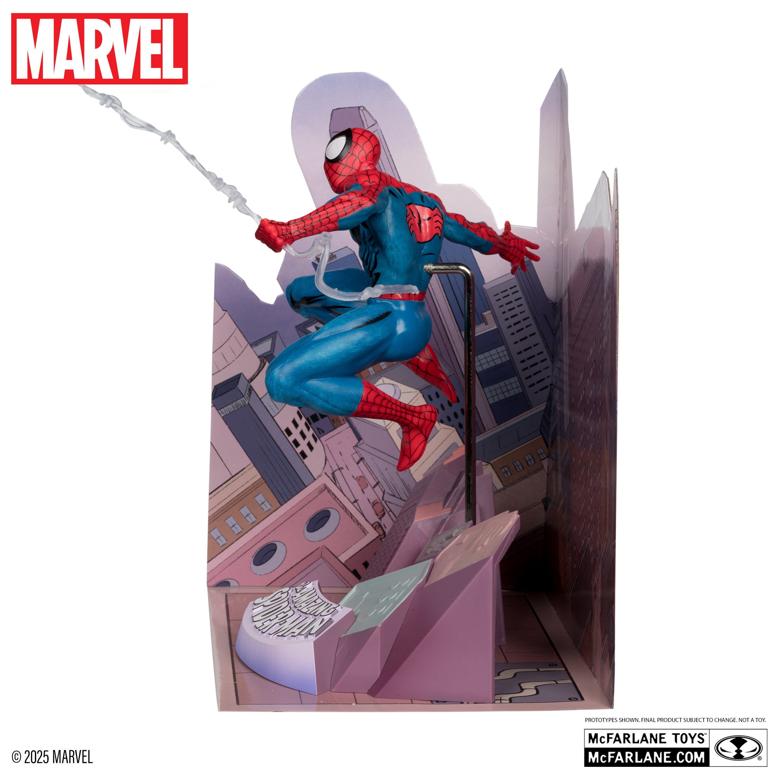 Spider-Man 1:10th Scale Collectible with Scene (The Amazing Spider-Man #1)