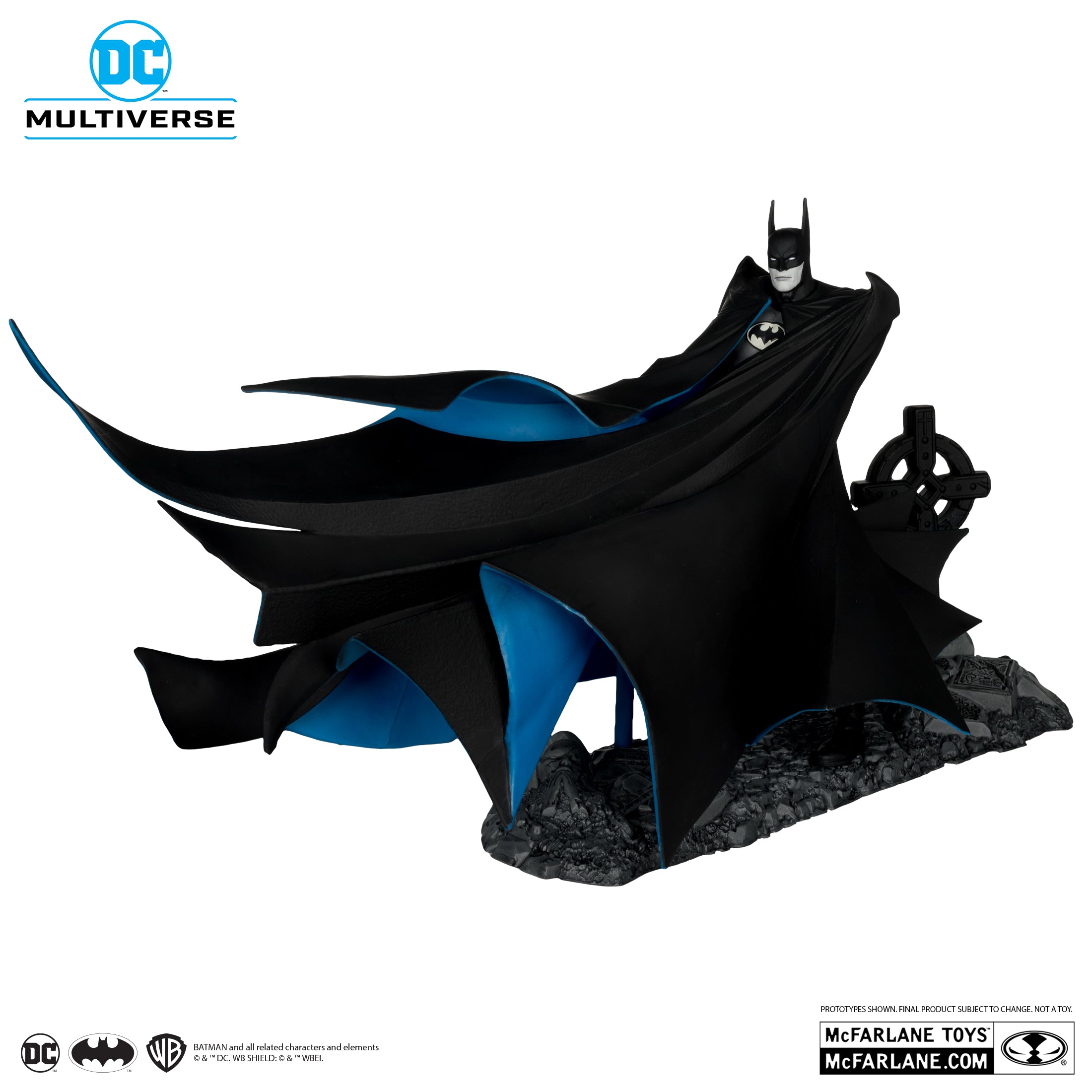 DC MULTIVERSE - BATMAN YEAR TWO (B&W with accent)(GLD LABEL)