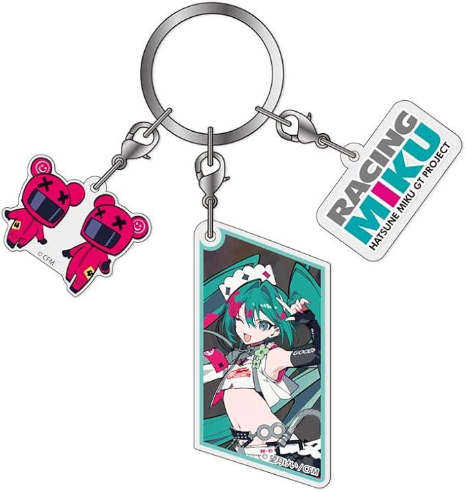 Racing Miku 2025 Key Visual 2 Ver. Three-piece Acrylic Keychain