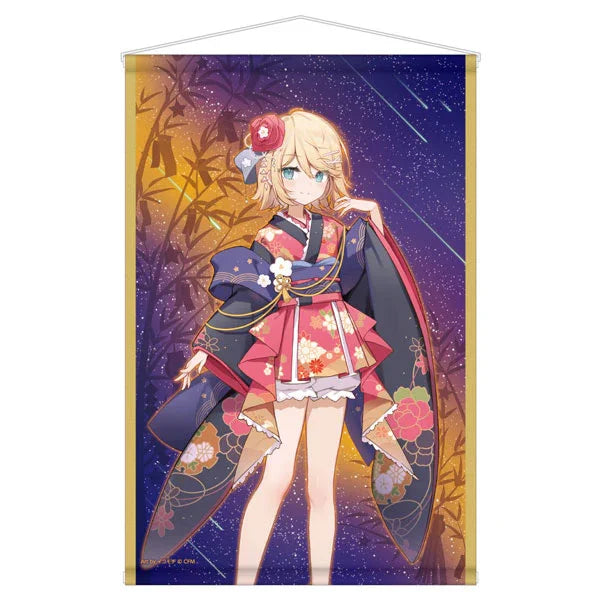 Kagamine Rin Hatsune Miku Akihabara Festival 2024 B2 Wall Scroll Tanabata ver.