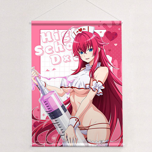 Rias Gremory / White Nurse - High School D x D HERO New Illustration B2 Wall Scroll Double Suede