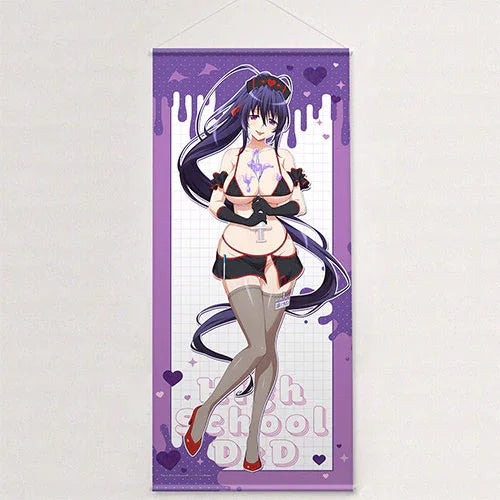Akeno Himejima / Black Nurse - High School D x D HERO New Illustration Jumbo Wall Scroll