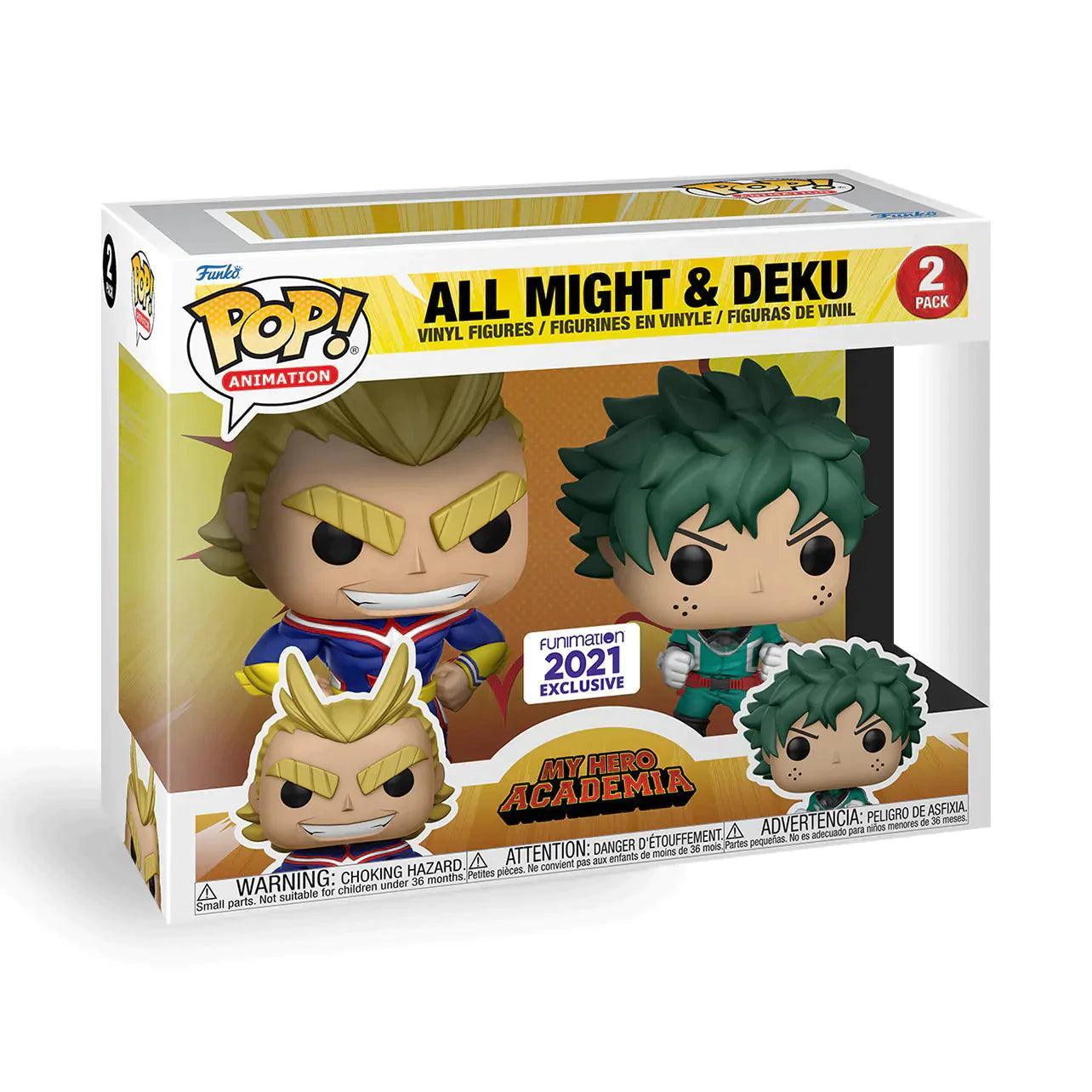 All Might & Deku 2 pack Funko POP! Animation Funimation 2021 exclusive 2 pack - FigurineOut