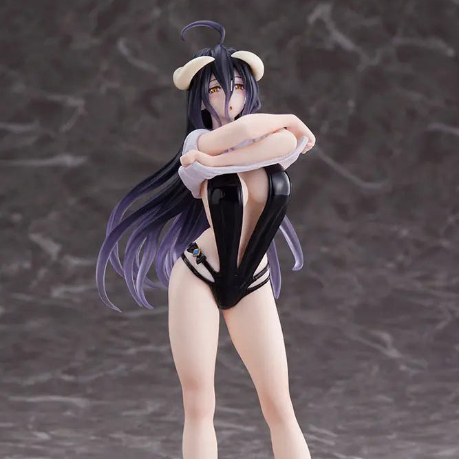 Coreful Figure Overlord IV Albedo: T-Shirt Swimsuit Ver. (Black Version)
