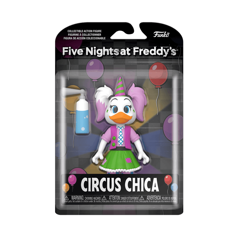 Circus Chica Action Figure - FNAF Security Breach - FigurineOut