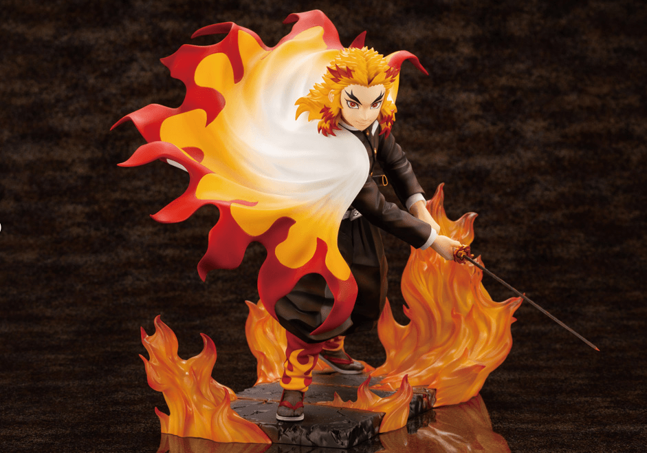 Demon Slayer Kyojuro Rengoku ARTFX J 1/8 Scale Figure - Kotobukiya - FigurineOut