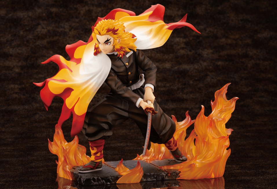 Demon Slayer Kyojuro Rengoku ARTFX J 1/8 Scale Figure - Kotobukiya - FigurineOut