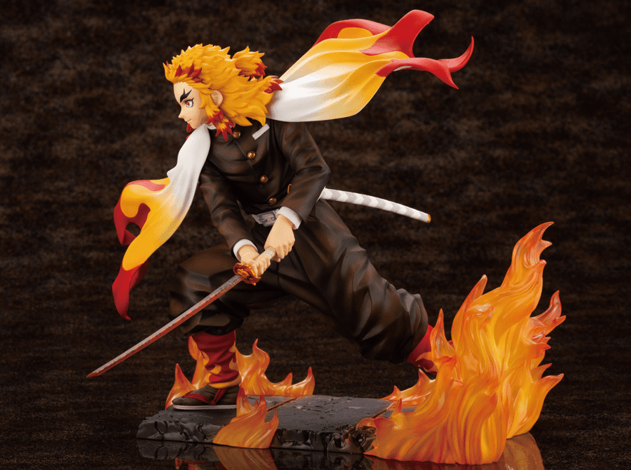 Demon Slayer Kyojuro Rengoku ARTFX J 1/8 Scale Figure - Kotobukiya - FigurineOut