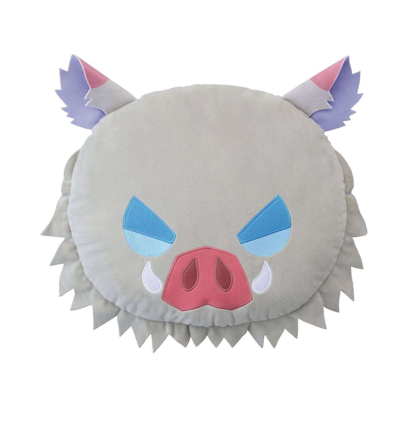 Inosuke Boar Head Cushion - Demon Slayer - FigurineOut
