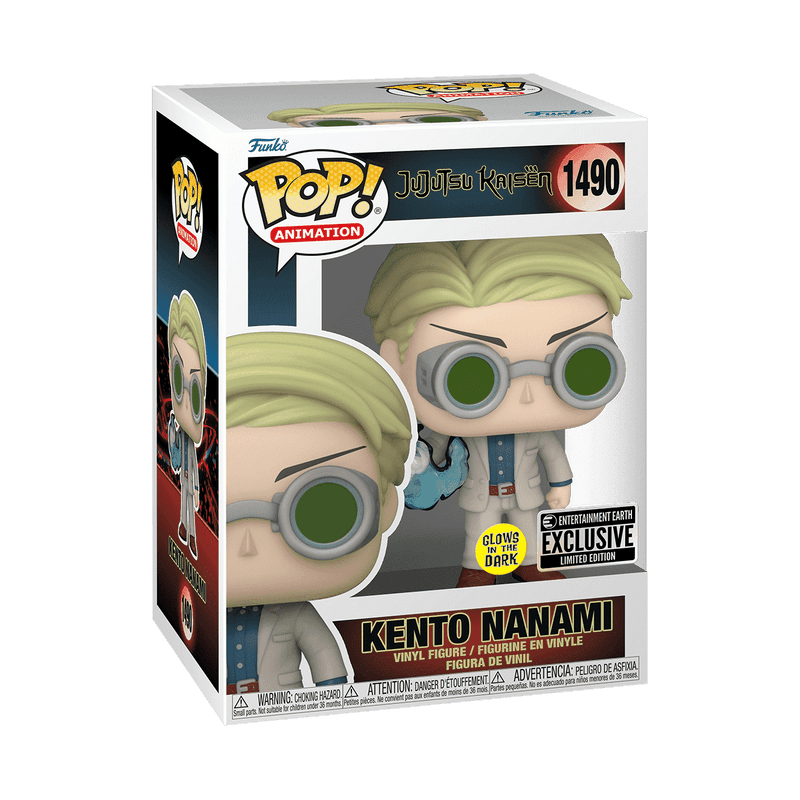 Kento Nanami glow in the dark Funko - EE Excl.- Jujutsu Kaisen - FigurineOut