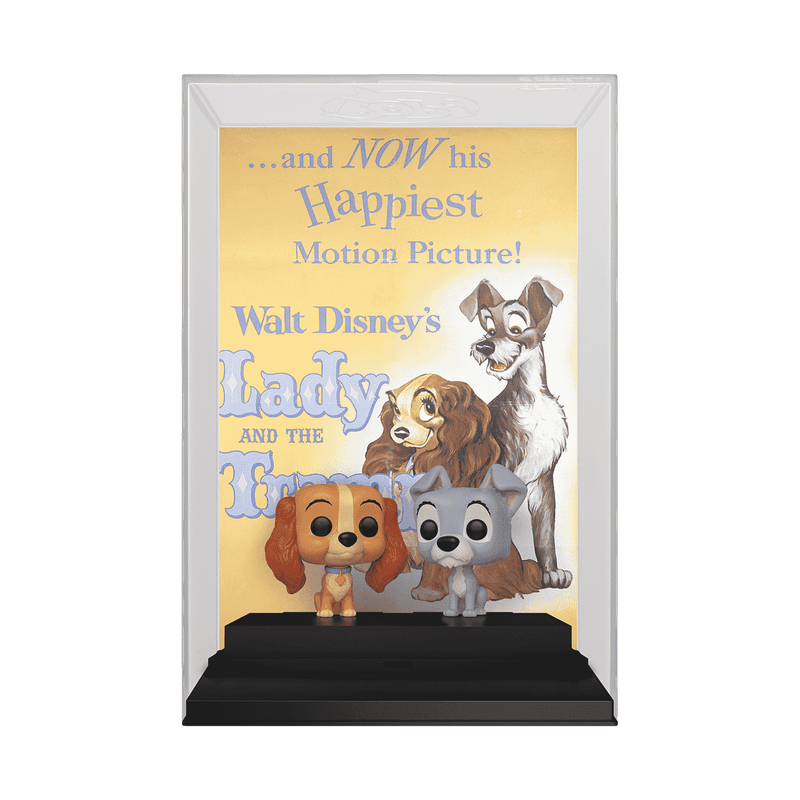 Lady and the Tramp Pop! Movie Poster with Case Disney 100 - FigurineOut