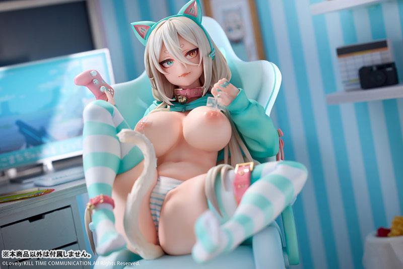 Nekomata Busty Gamer Shiro with Big Boobs Illustrated by Danimaru 1/6 Scale Limited Edition - FigurineOut