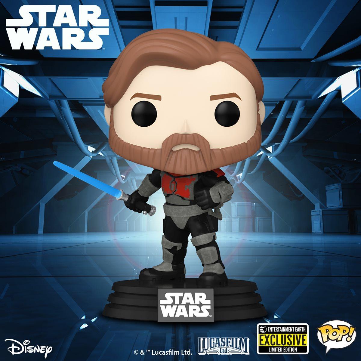 Obi-Wan Kenobi Mandalorian Armor Funko Pop! - EE Exclusive - Star Wars The Clone Wars - FigurineOut