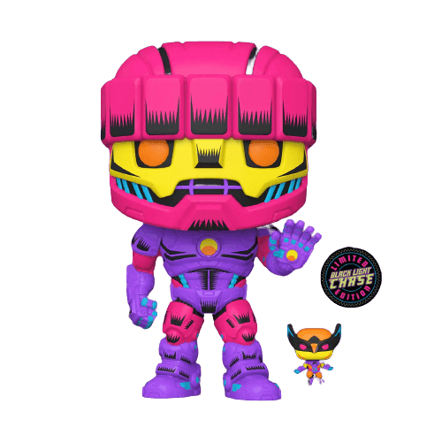 Sentinel with Wolverine Jumbo 10-Inch Pop! - X-Men (GLOW IN THE DARK) - FigurineOut
