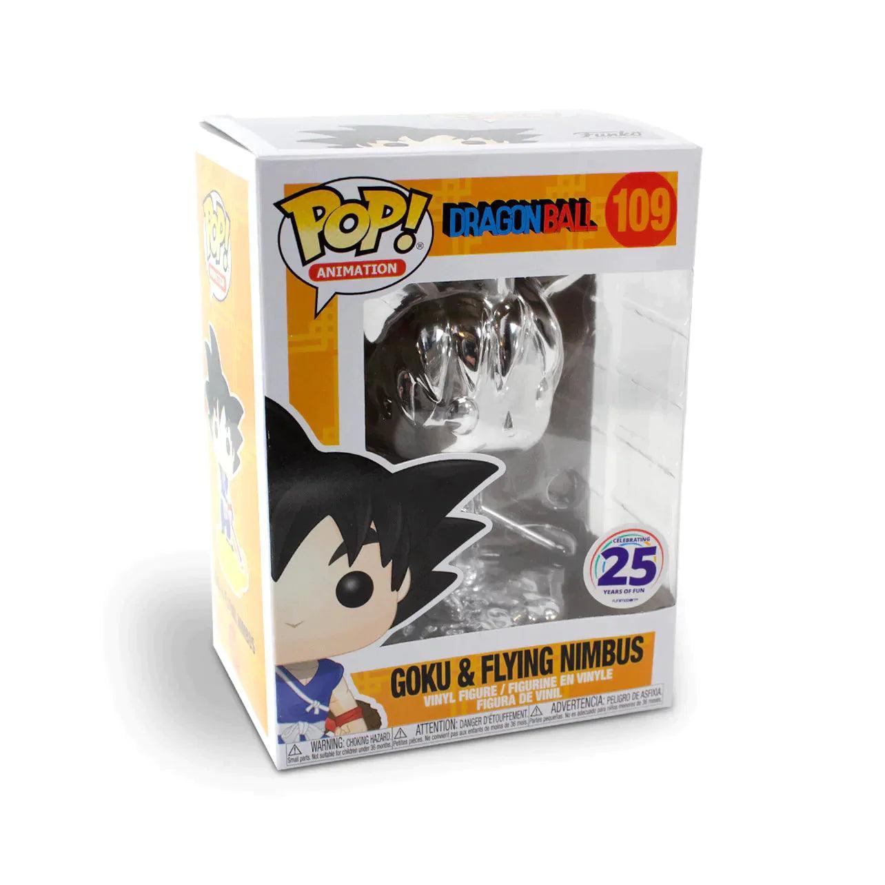 Silver Funko Pop Goku & Flying Nimbus #109 - FigurineOut