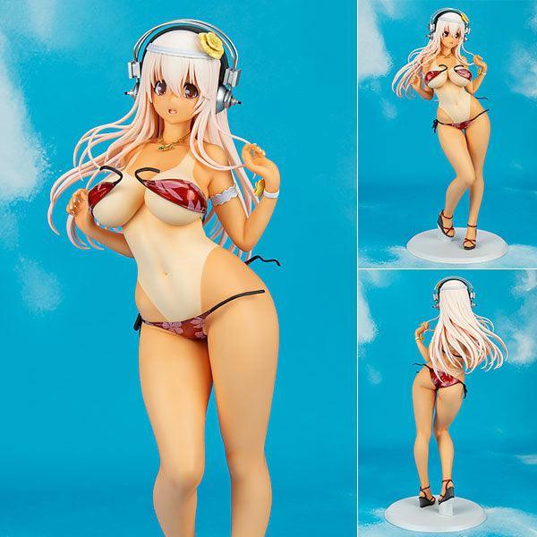 Super Sonico Summer Vacation version - Sun kissed - 1/4.5 scale - FigurineOut