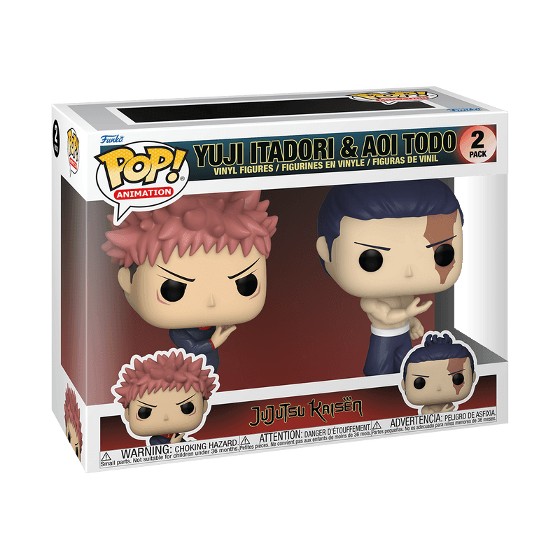 Yuji Itadori and Aoi Todo Funko Pop! Vinyl Figure 2-Pack - FigurineOut