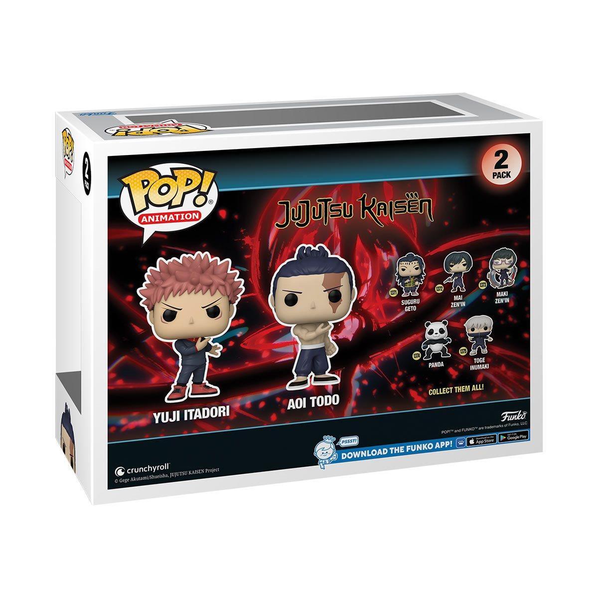 Yuji Itadori and Aoi Todo Funko Pop! Vinyl Figure 2-Pack - FigurineOut