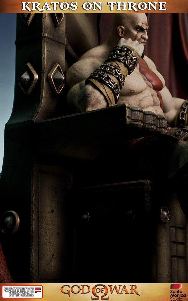 Kratos on Throne - FigurineOut