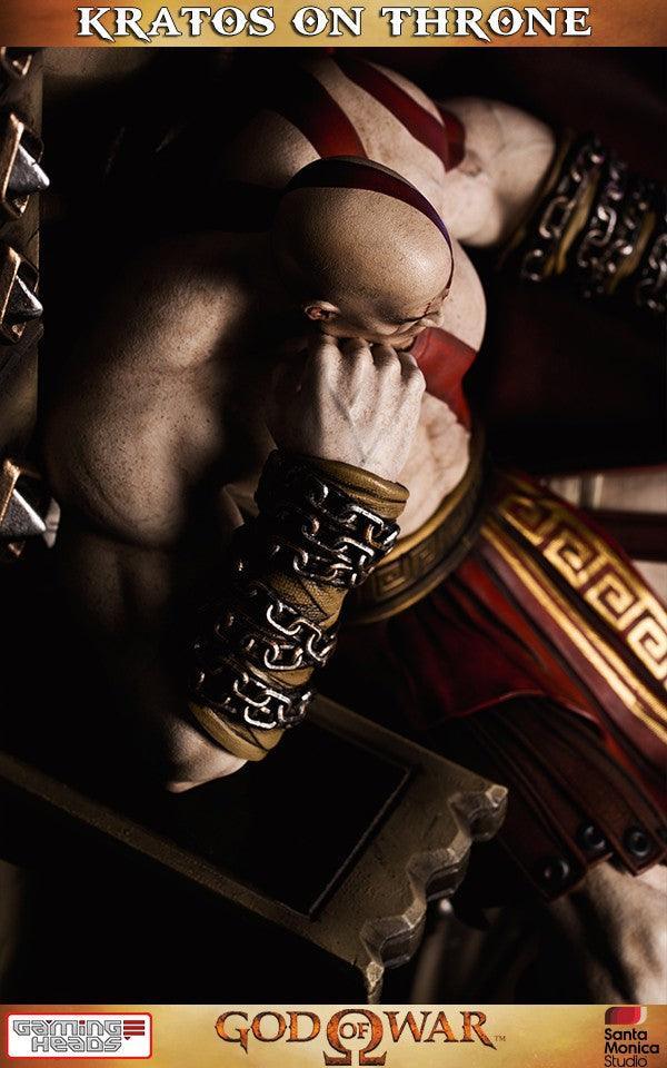 Kratos on Throne - FigurineOut
