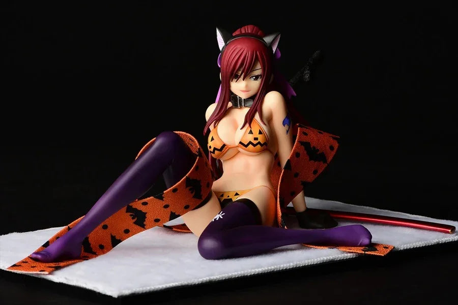 Erza Scarlet Halloween Cat Gravure Style - Fairy Tail