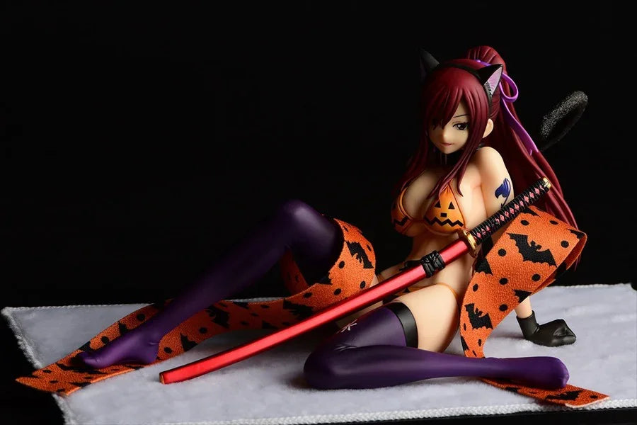Erza Scarlet Halloween Cat Gravure Style - Fairy Tail