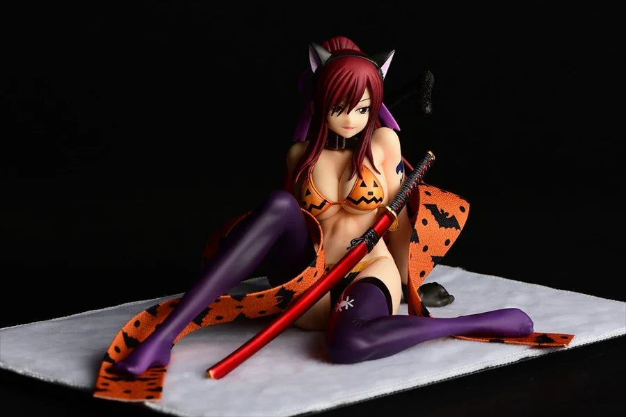 Erza Scarlet Halloween Cat Gravure Style - Fairy Tail
