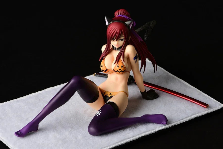 Erza Scarlet Halloween Cat Gravure Style - Fairy Tail