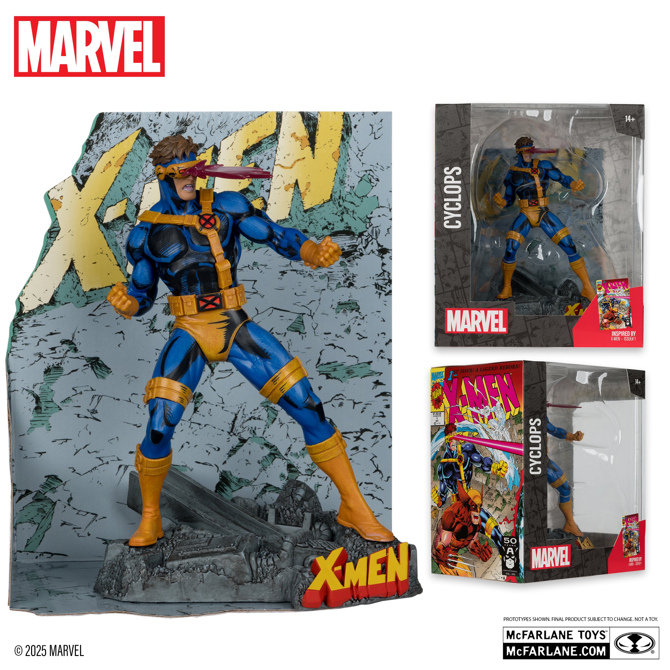 Cyclops 1:10th Scale Collectible with Scene (X-Men #1)