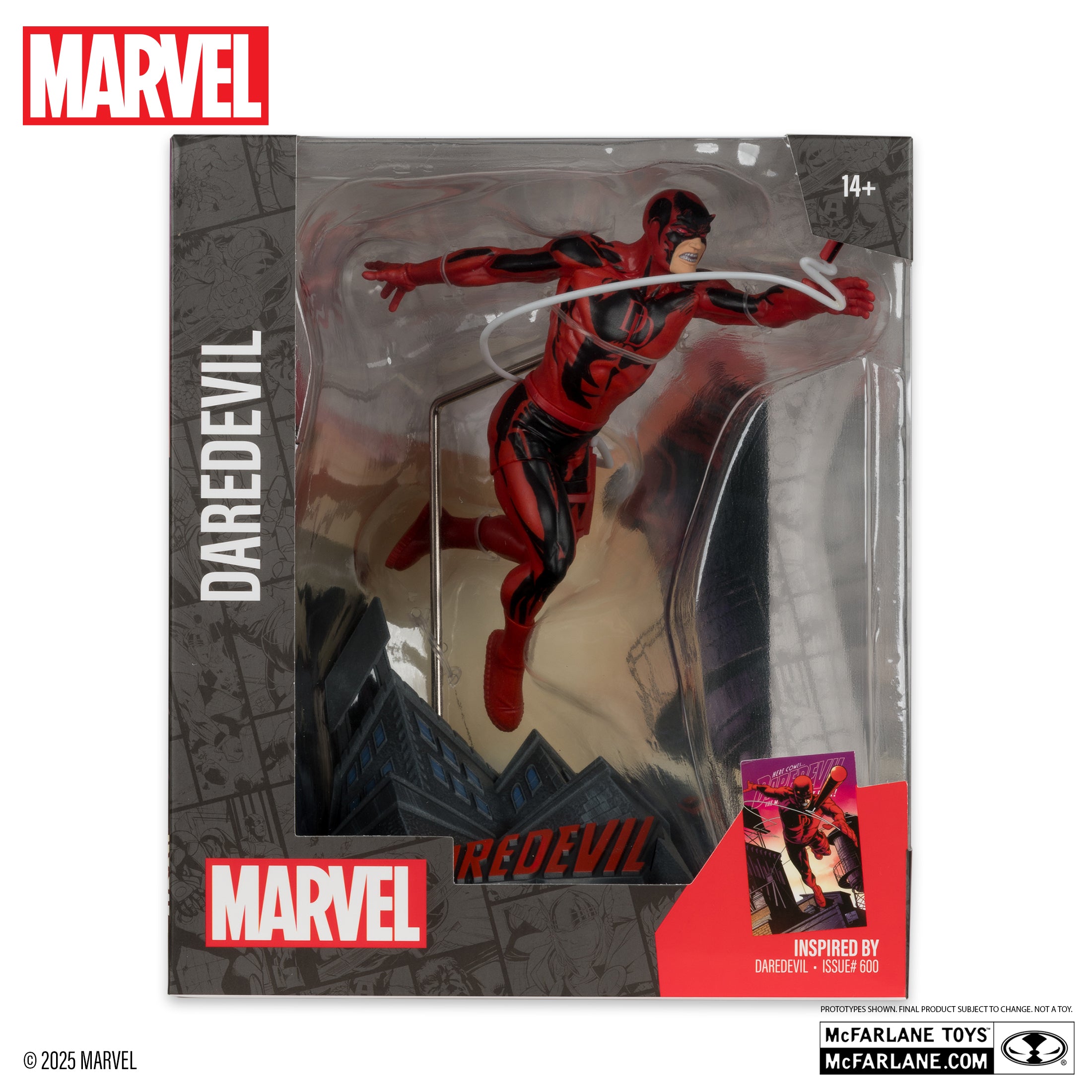 Daredevil 1:10th Scale Collectible with Scene (Daredevil #600)