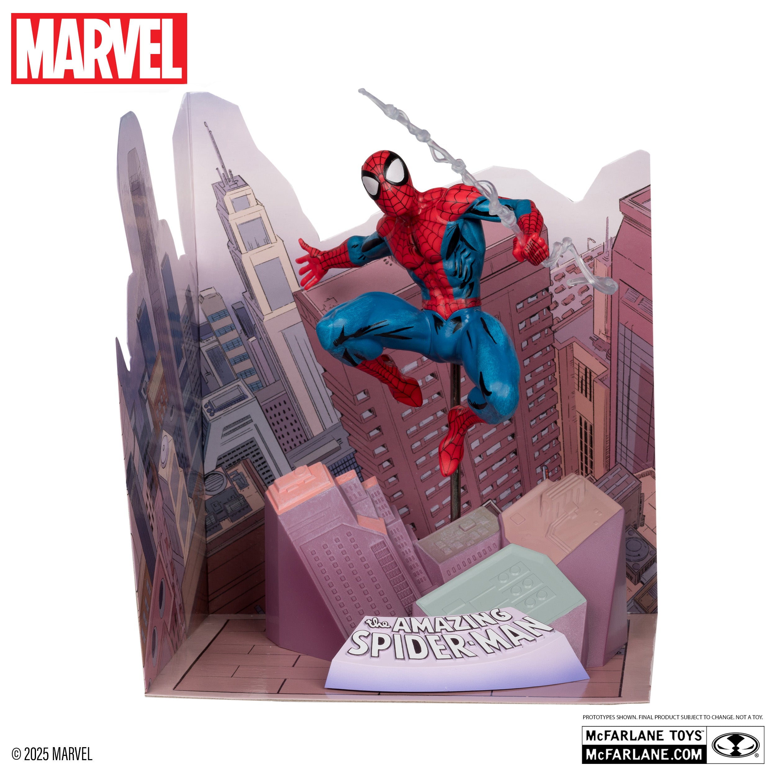 Spider-Man 1:10th Scale Collectible with Scene (The Amazing Spider-Man #1)