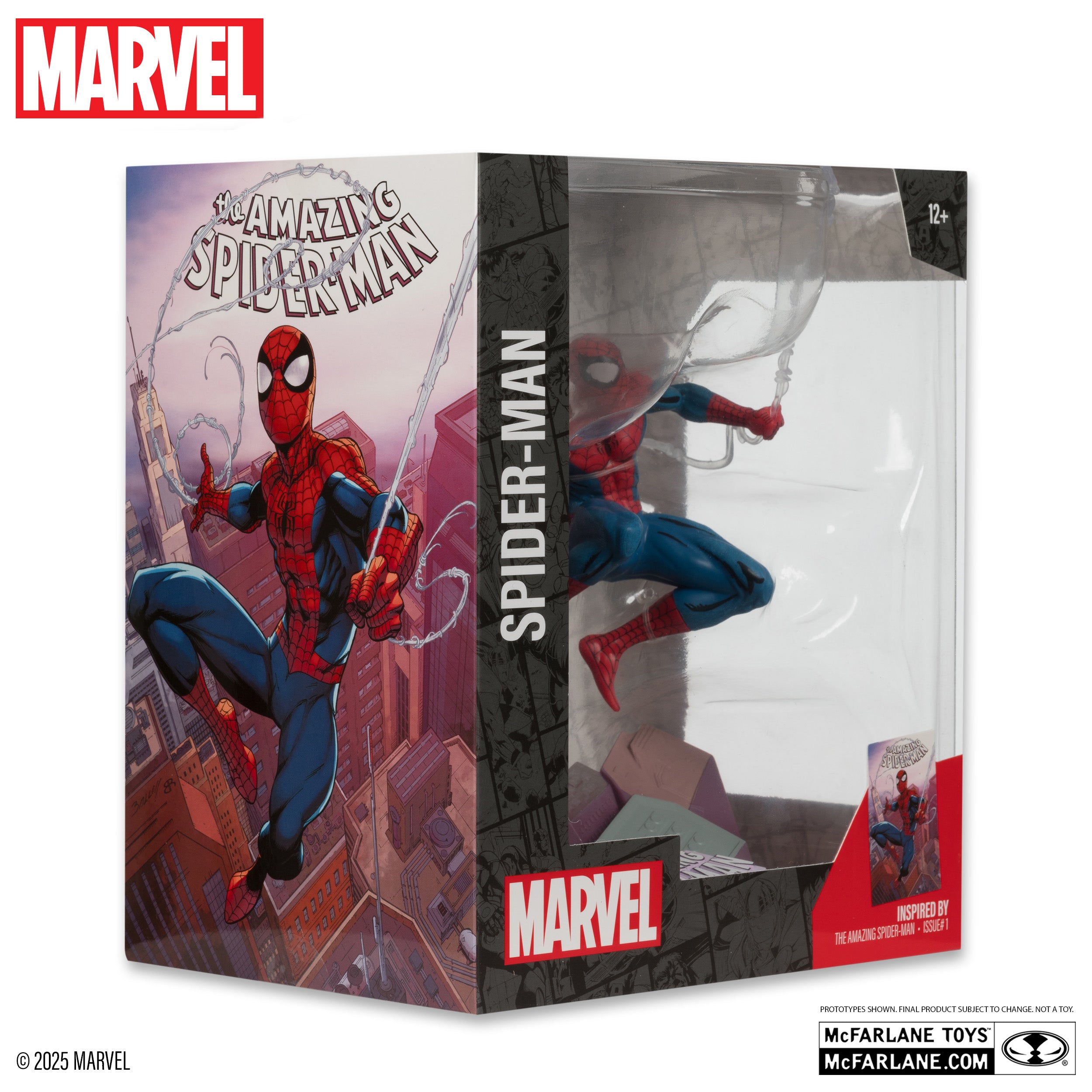 Spider-Man 1:10th Scale Collectible with Scene (The Amazing Spider-Man #1)