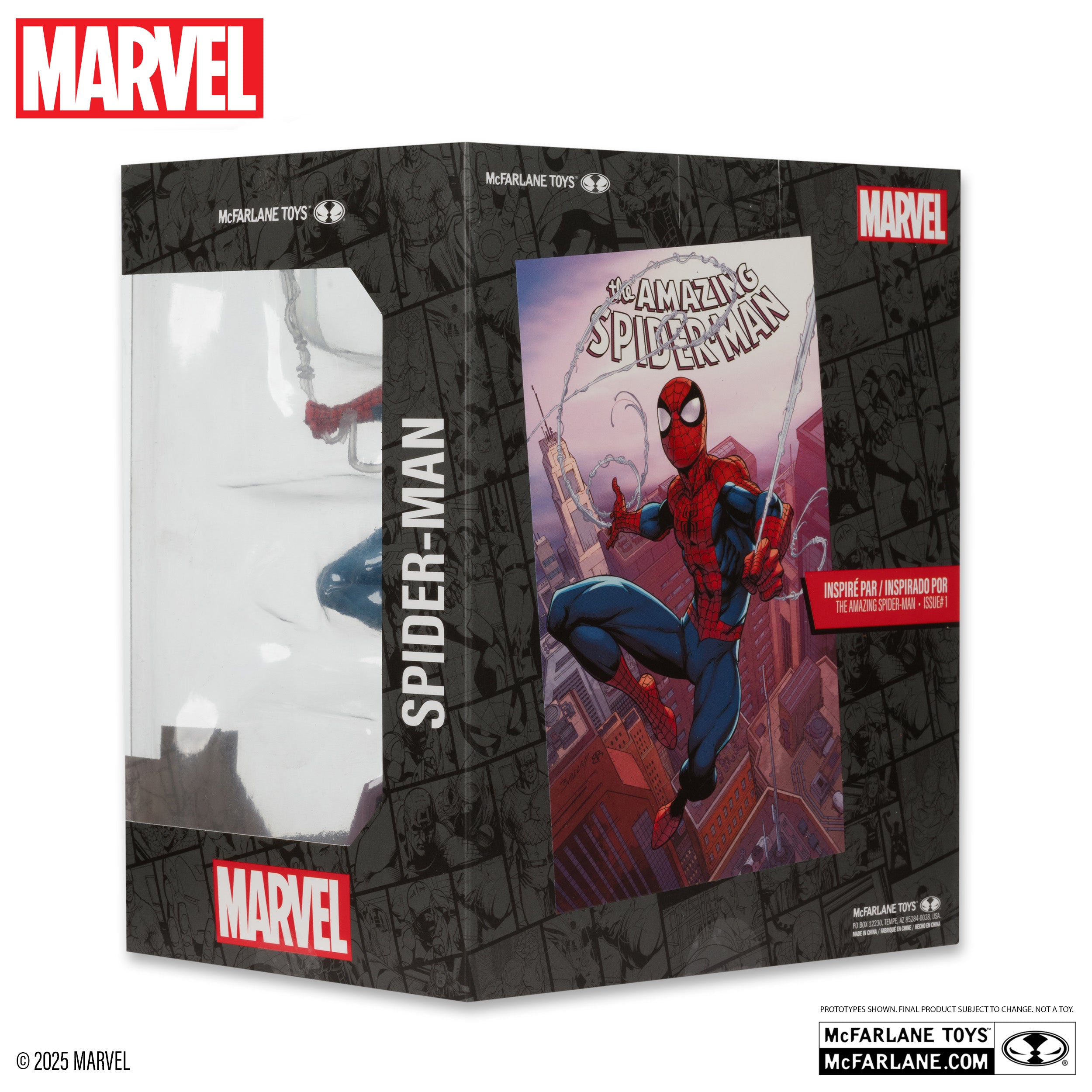 Spider-Man 1:10th Scale Collectible with Scene (The Amazing Spider-Man #1)