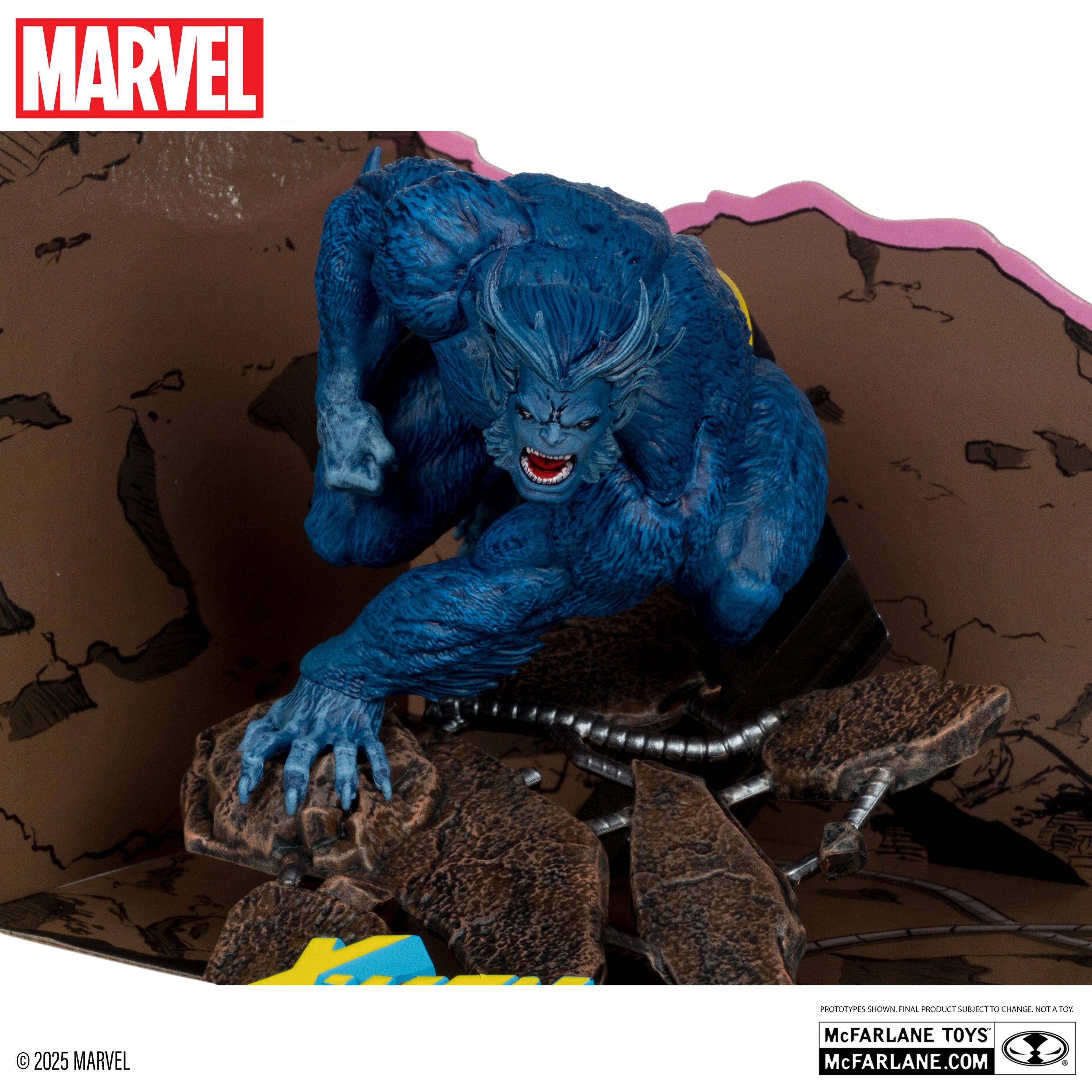Beast 1:10th Scale Collectible with Scene (X-Men #1)