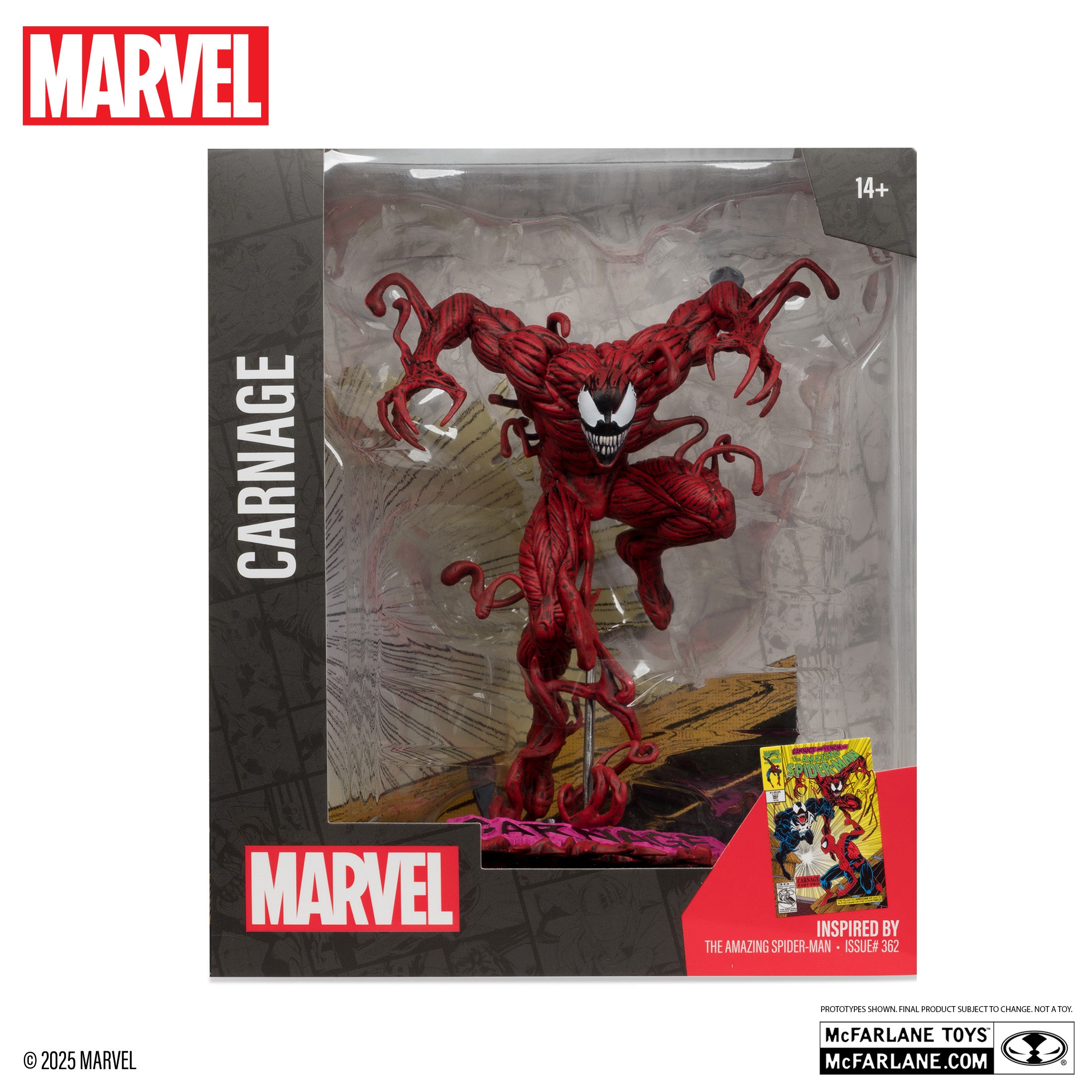 Carnage 1:10th Scale Collectible with Scene (The Amazing Spider-Man #362)