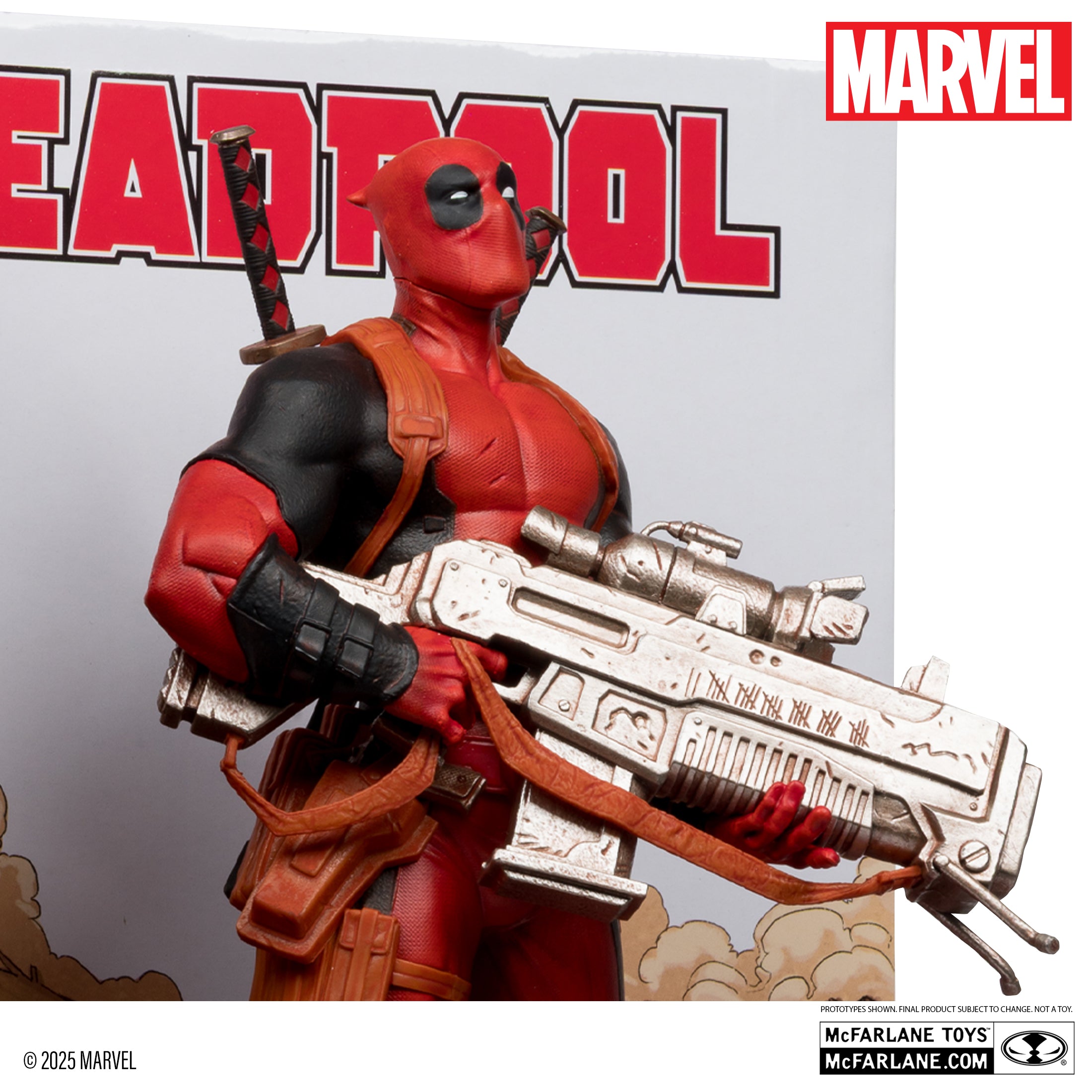 Deadpool 1:6th Scale Collectible with Scene & Comic (Deadpool #1)