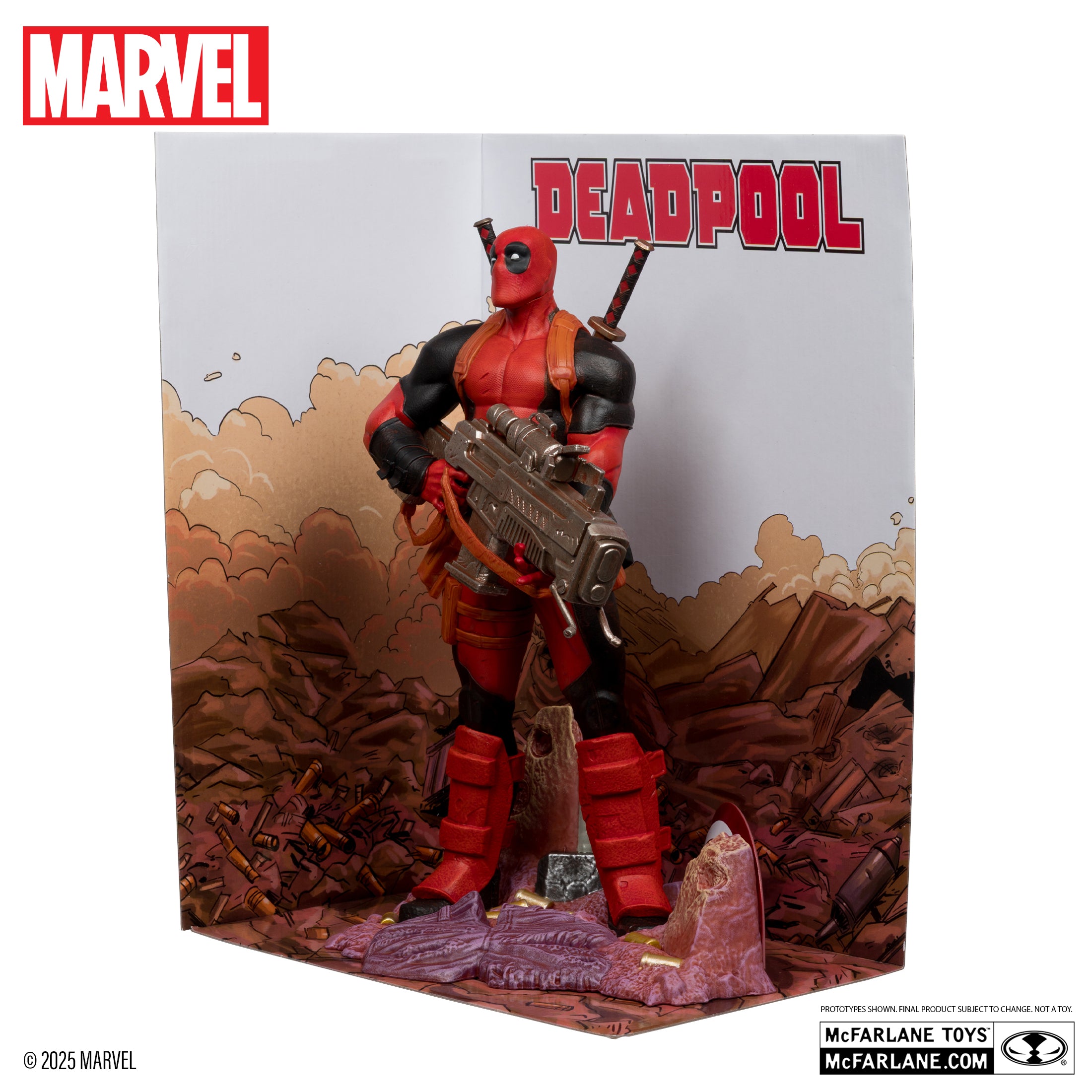 Deadpool 1:6th Scale Collectible with Scene & Comic (Deadpool #1)