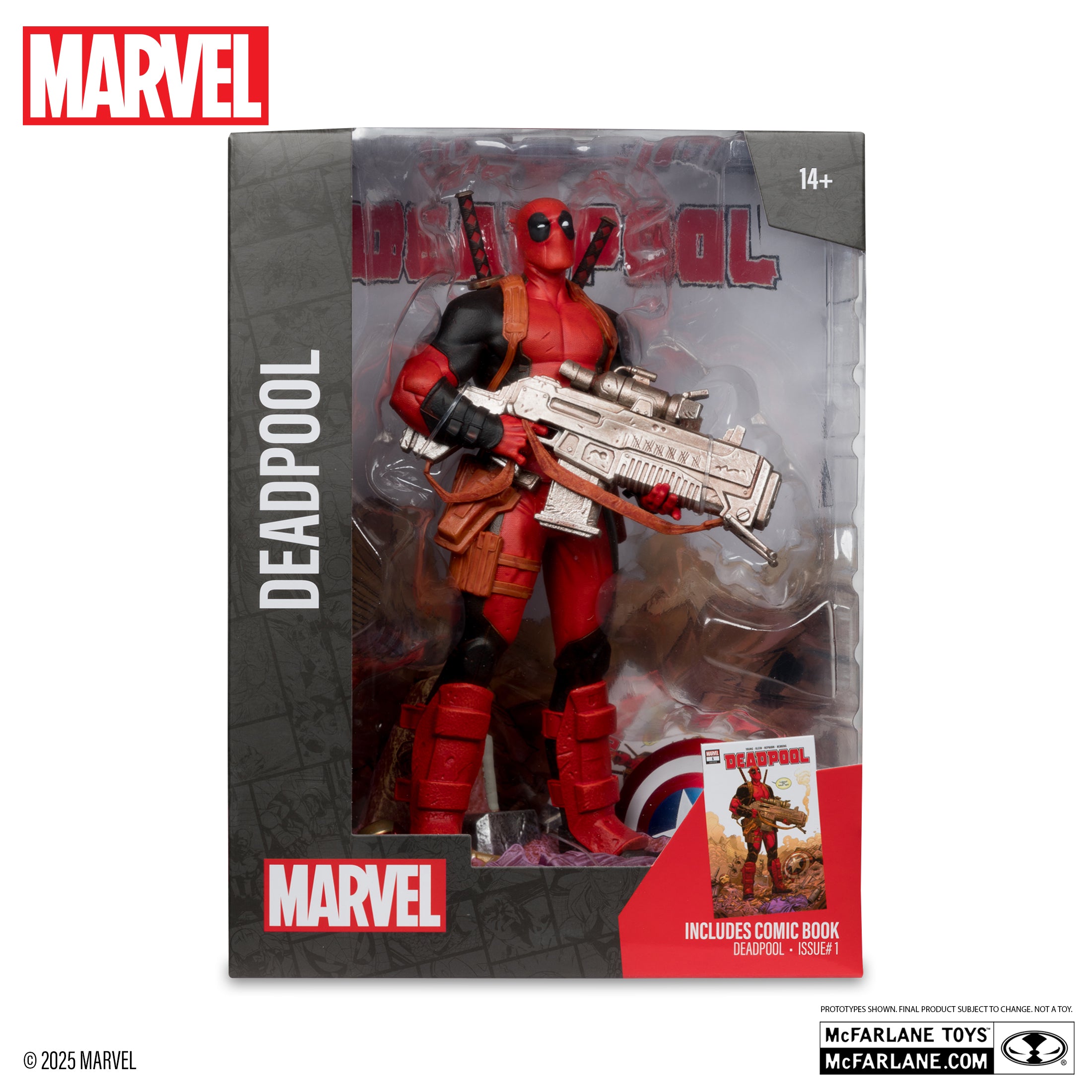 Deadpool 1:6th Scale Collectible with Scene & Comic (Deadpool #1)