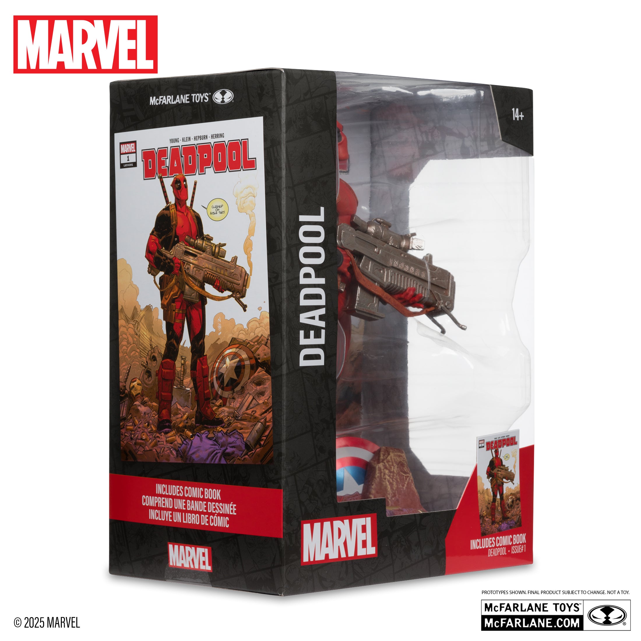 Deadpool 1:6th Scale Collectible with Scene & Comic (Deadpool #1)