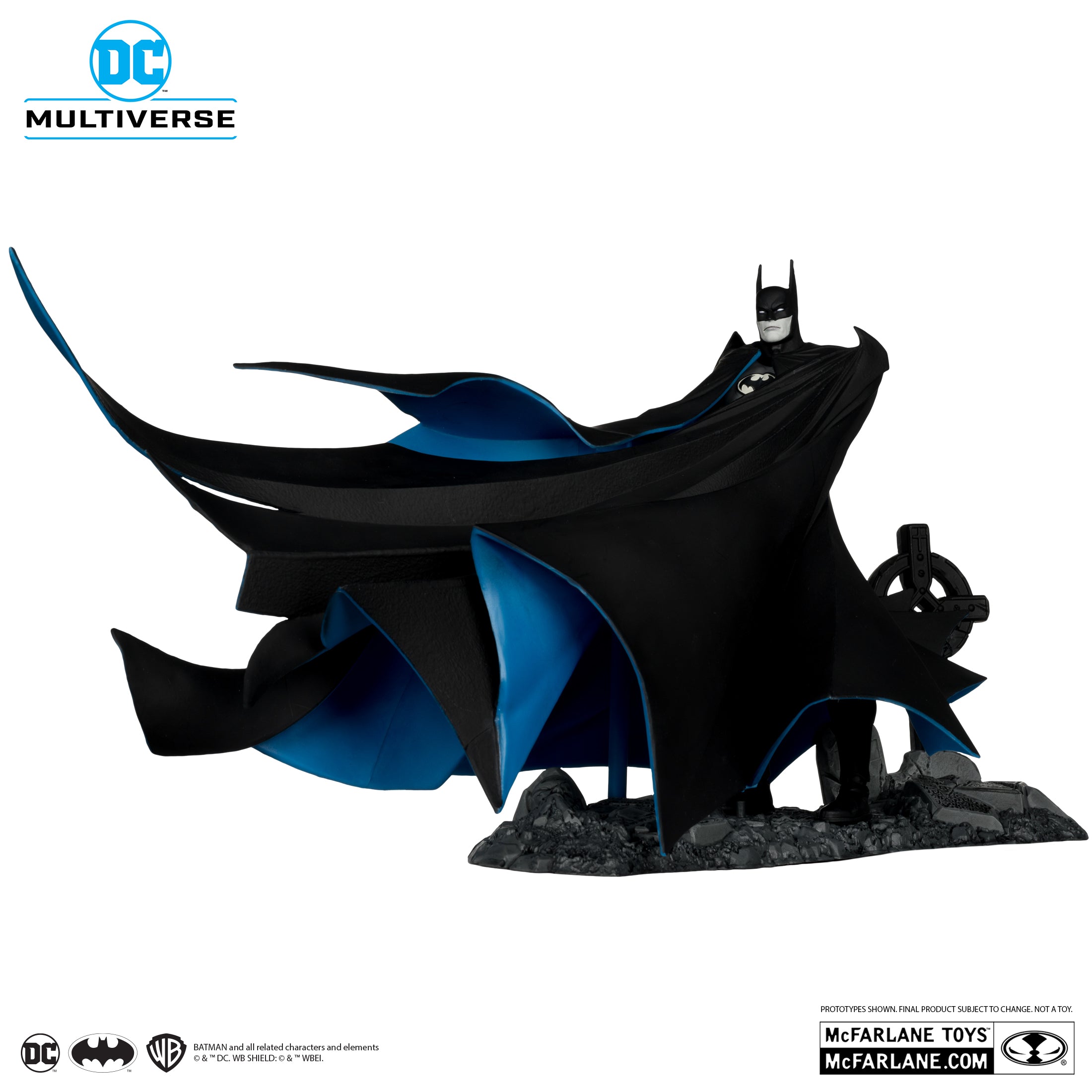 DC MULTIVERSE - BATMAN YEAR TWO (B&W with accent)(GLD LABEL)