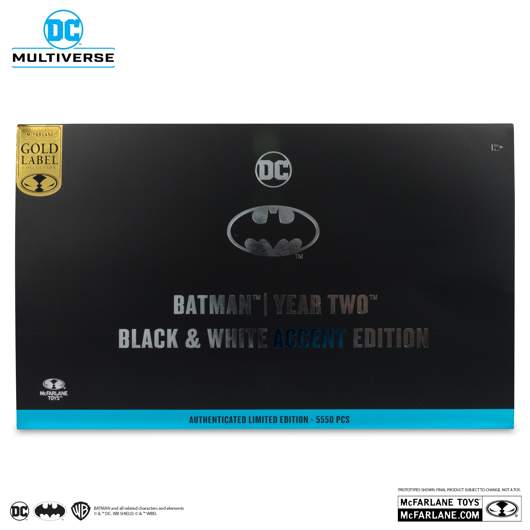 DC MULTIVERSE - BATMAN YEAR TWO (B&W with accent)(GLD LABEL)