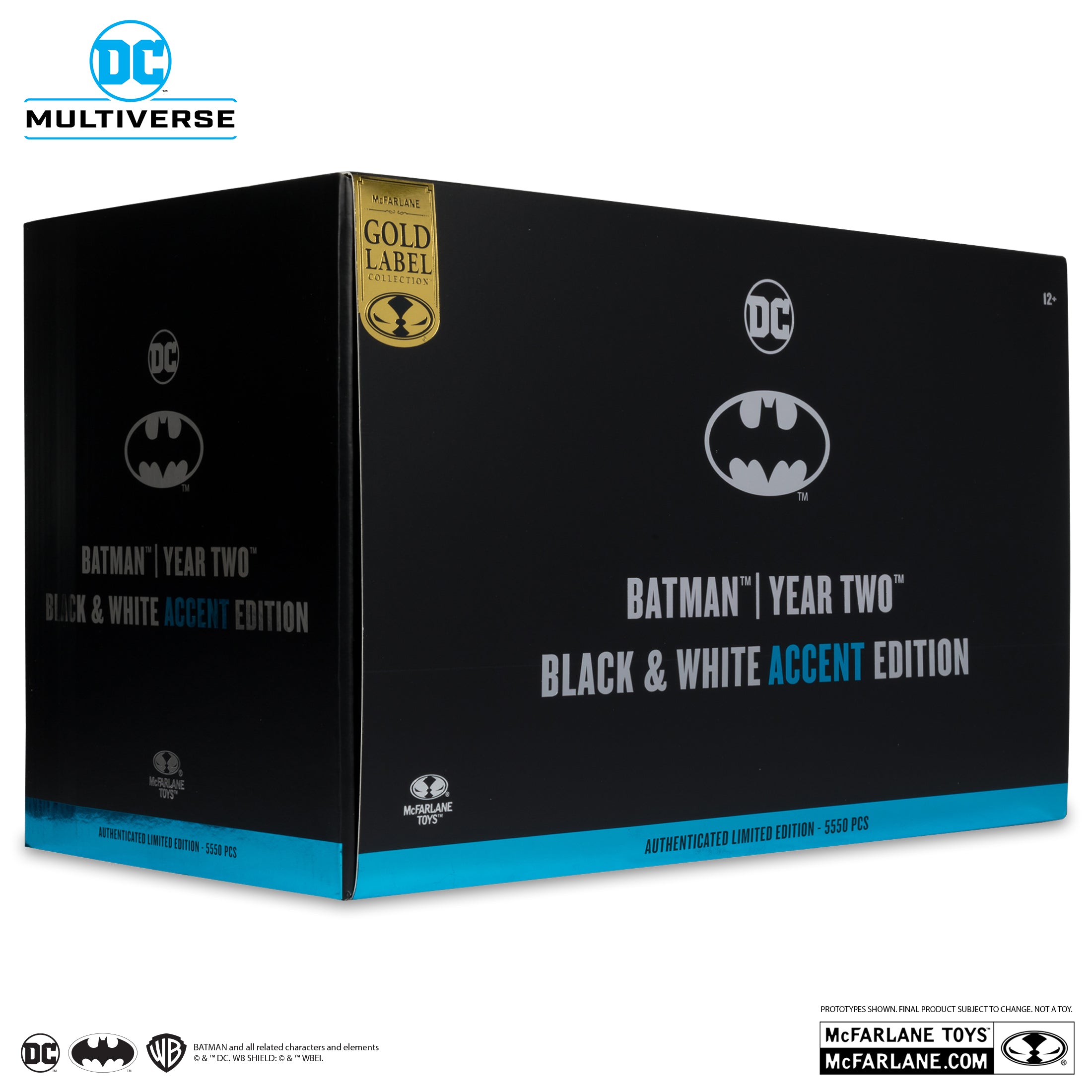 DC MULTIVERSE - BATMAN YEAR TWO (B&W with accent)(GLD LABEL)