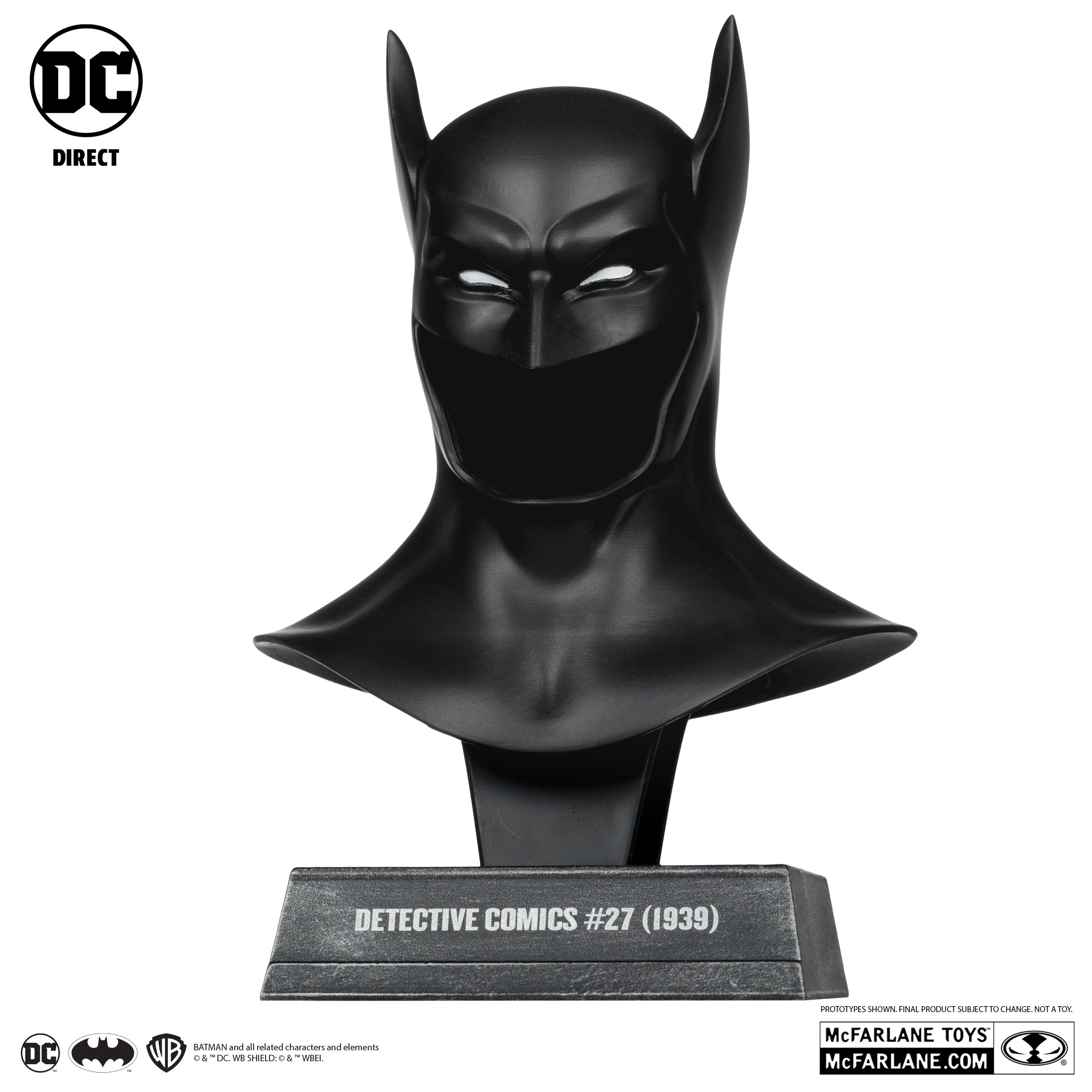 Batman Detective Comics #27 (1st Appearance) Cowl Replica 1:3 Scale