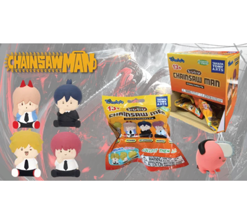 Twinchees Chainsaw Man Chubby Figures Blind Bag - Assorted
