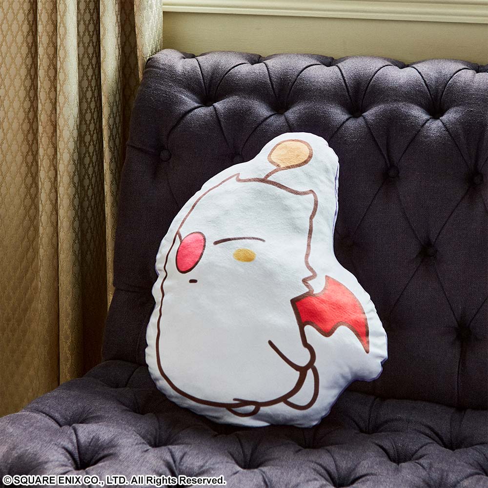 MOOGLE Fluffy Fluffy Die-cut Cushion - FINAL FANTASY