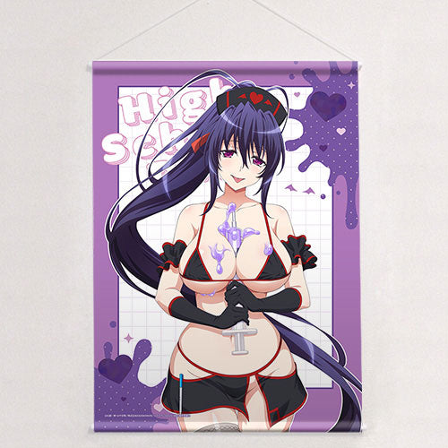 Akeno Himejima / Black Nurse - High School D x D HERO New Illustration B2 Wall Scroll Double Suede
