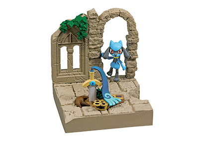 POKEMON - RE-MENT - POKEMON DIORAMA COLLECTION : CASTLE RUINS - Individual blind box